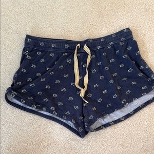 Polo by Ralph Lauren Yellow and Blue Athletic Shorts with Drawstring